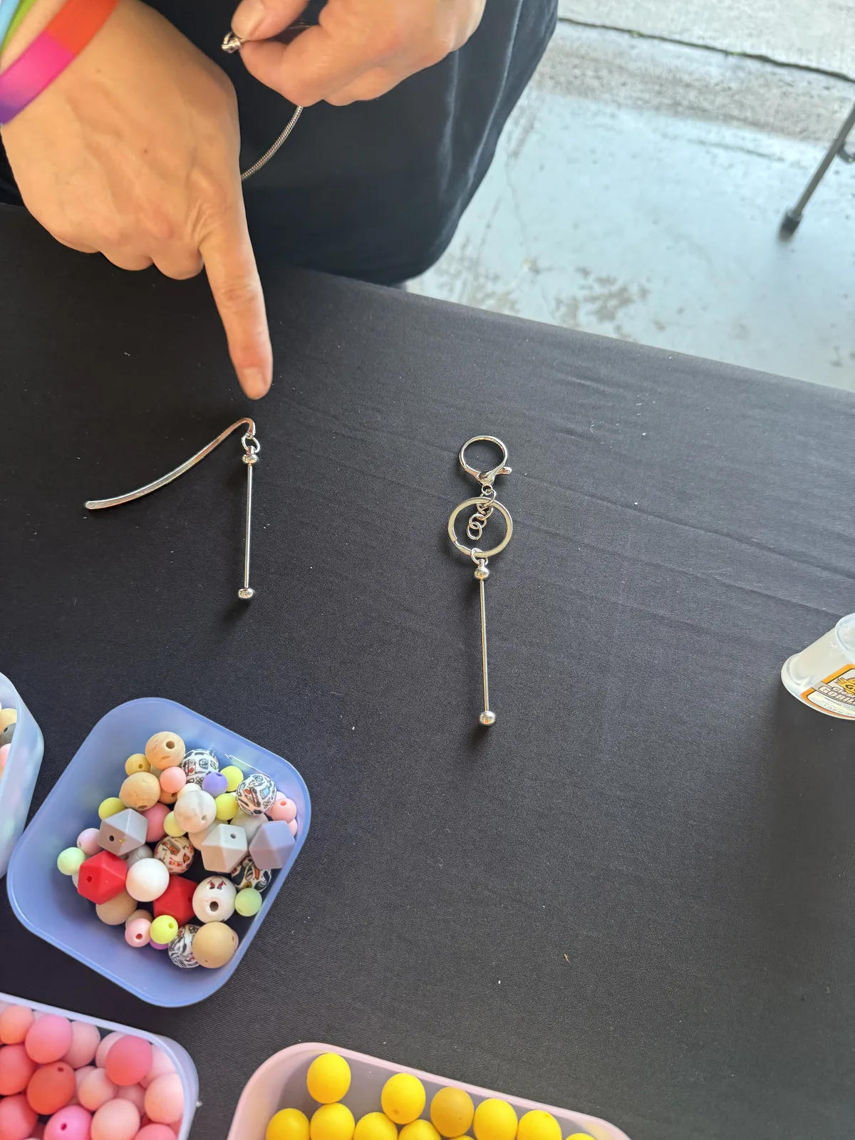 Bookmark and keychain hardware ready to decorate